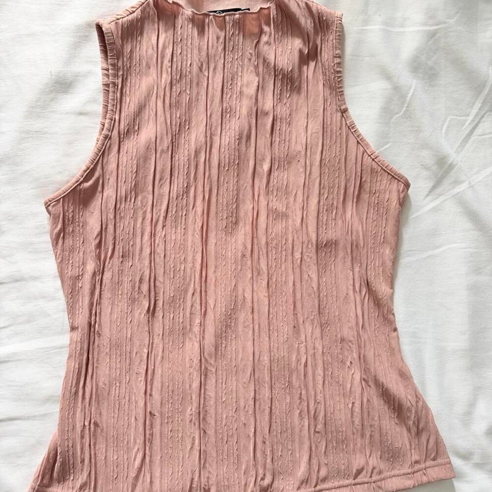 Lillusory dusty pink polyester sleeveless top